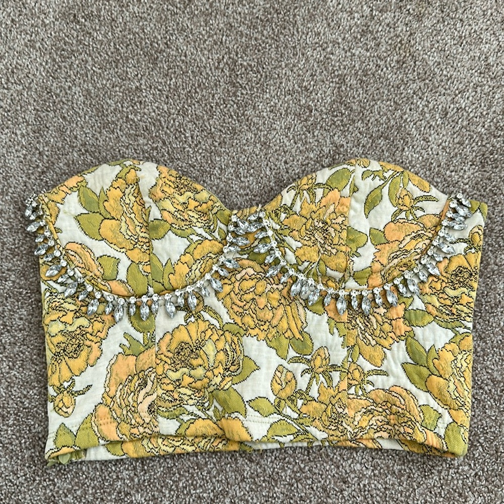 Zara Jeweled Top